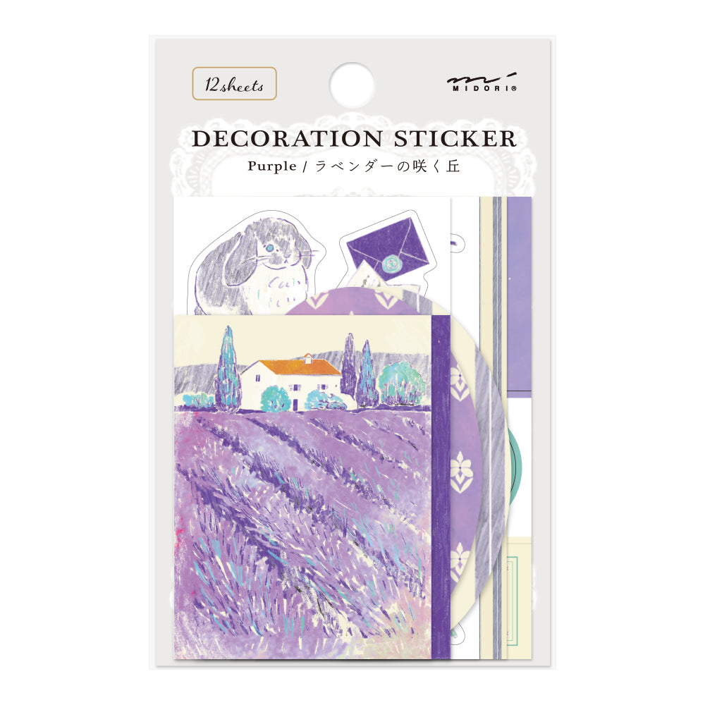 Décoration Sticker Violet