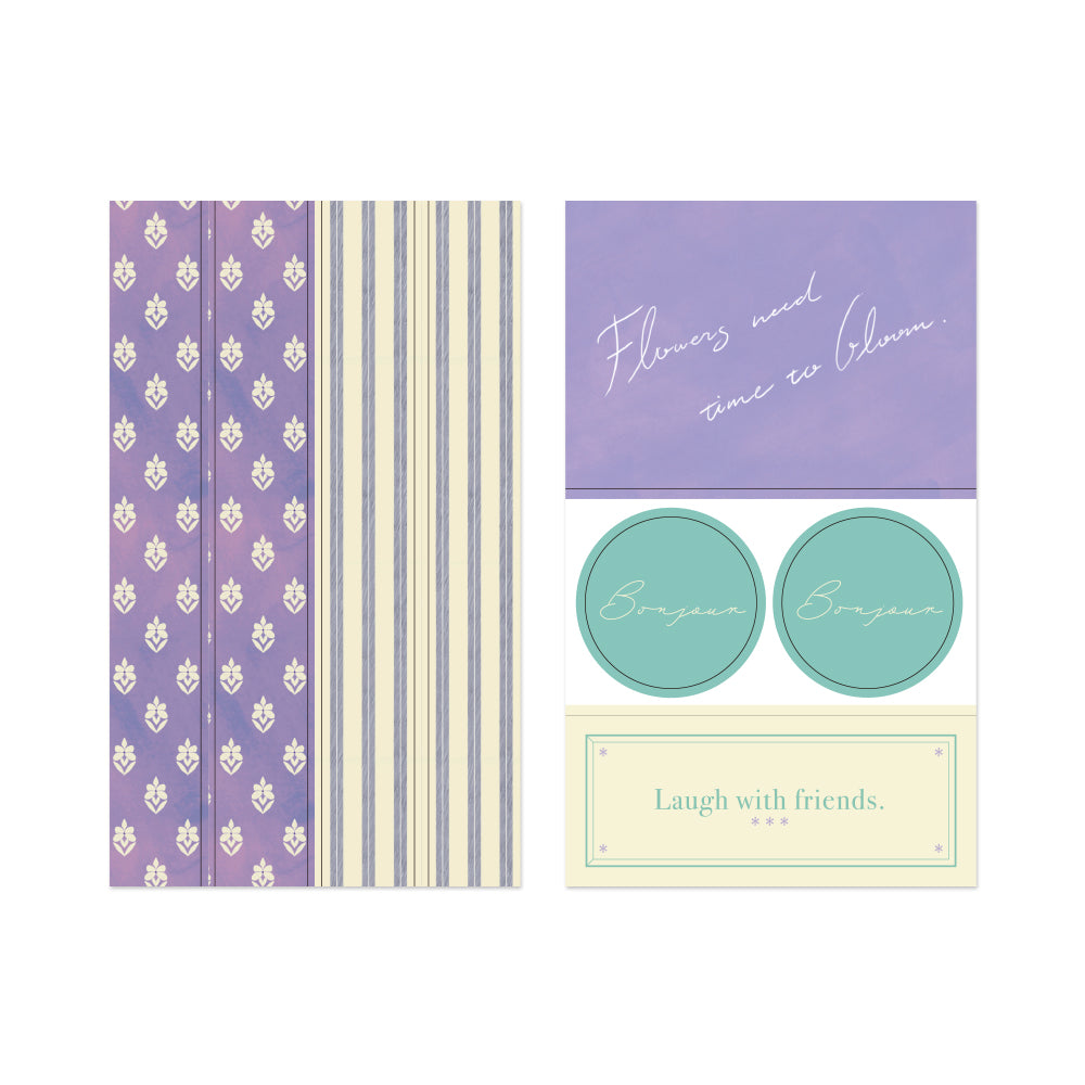 Décoration Sticker Violet