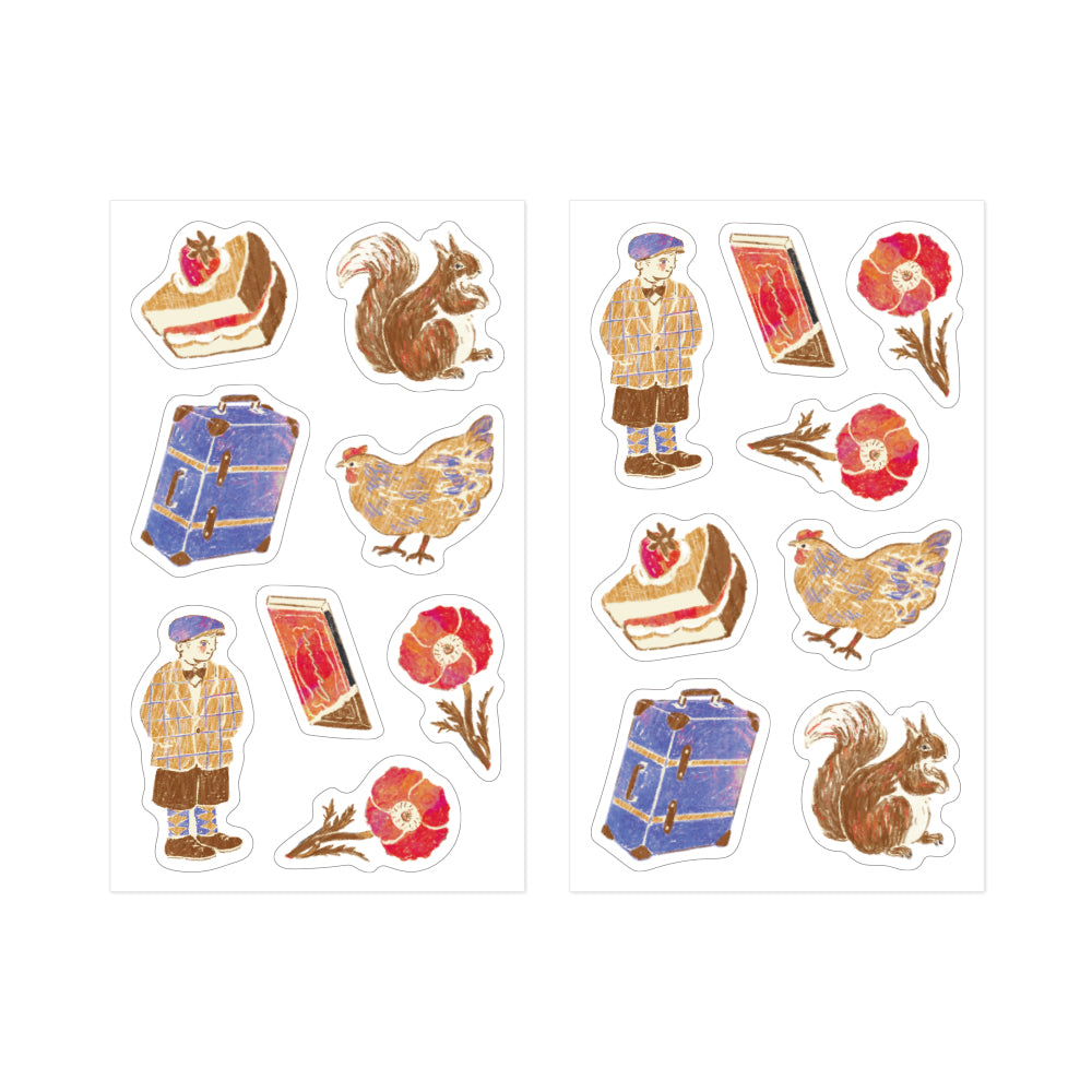 Décoration Sticker Marron