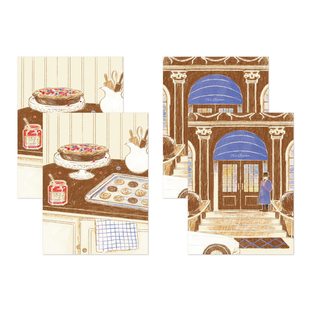 Décoration Sticker Marron