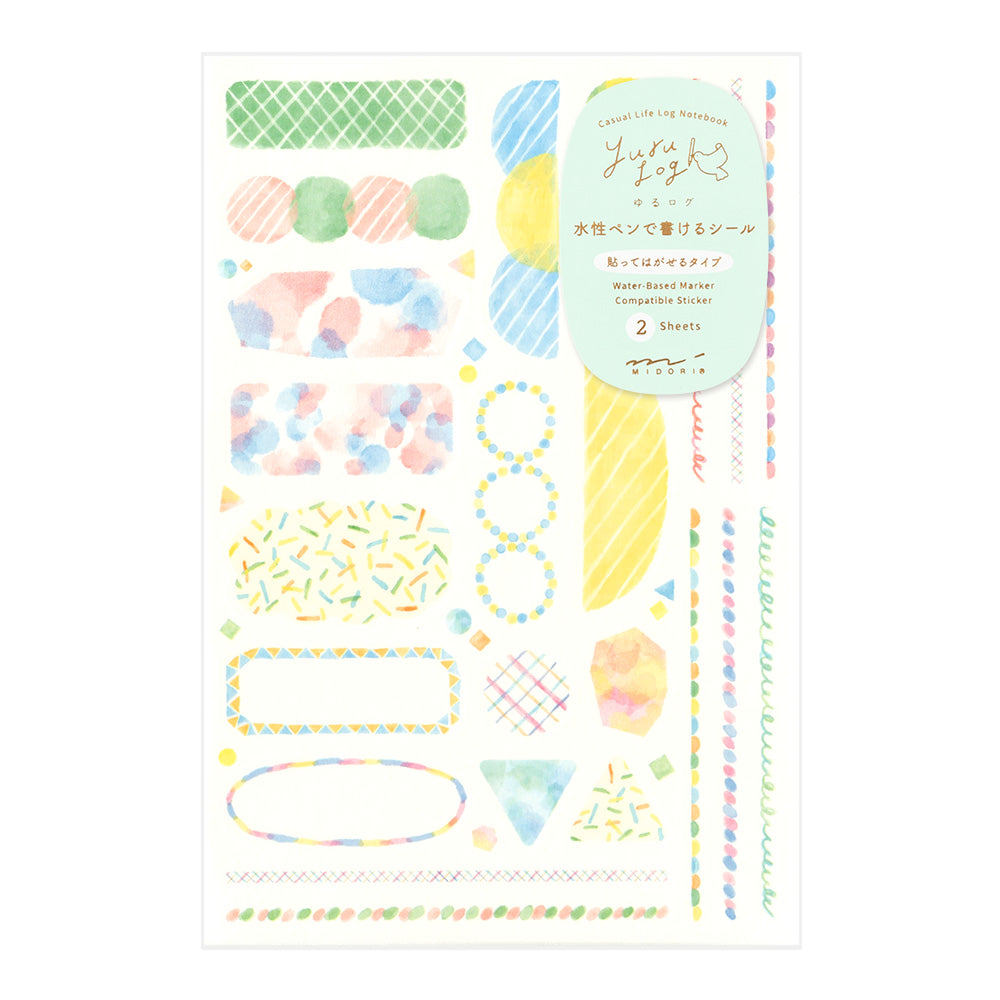 Stickers Yuru repositionnables Aquarelle