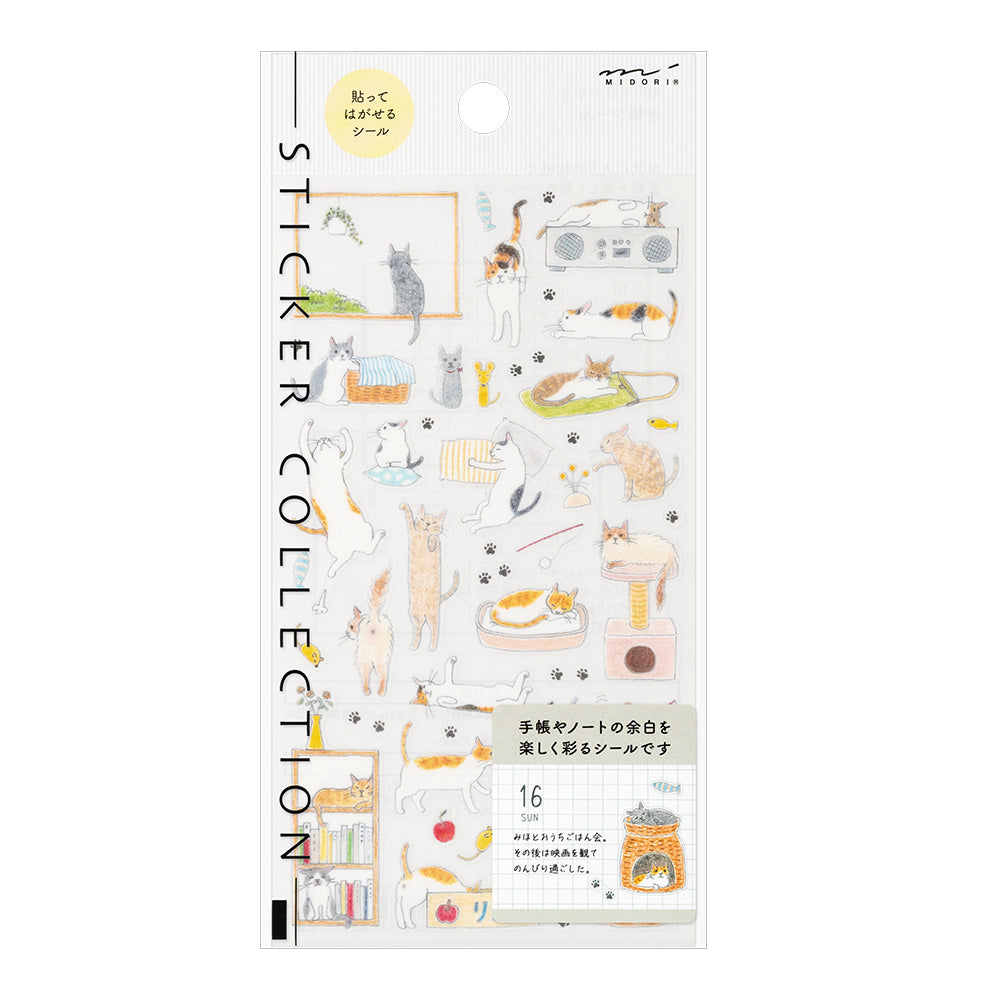 Stickers repositionnables Chats M