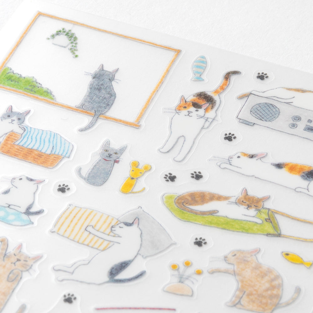 Stickers repositionnables Chats M