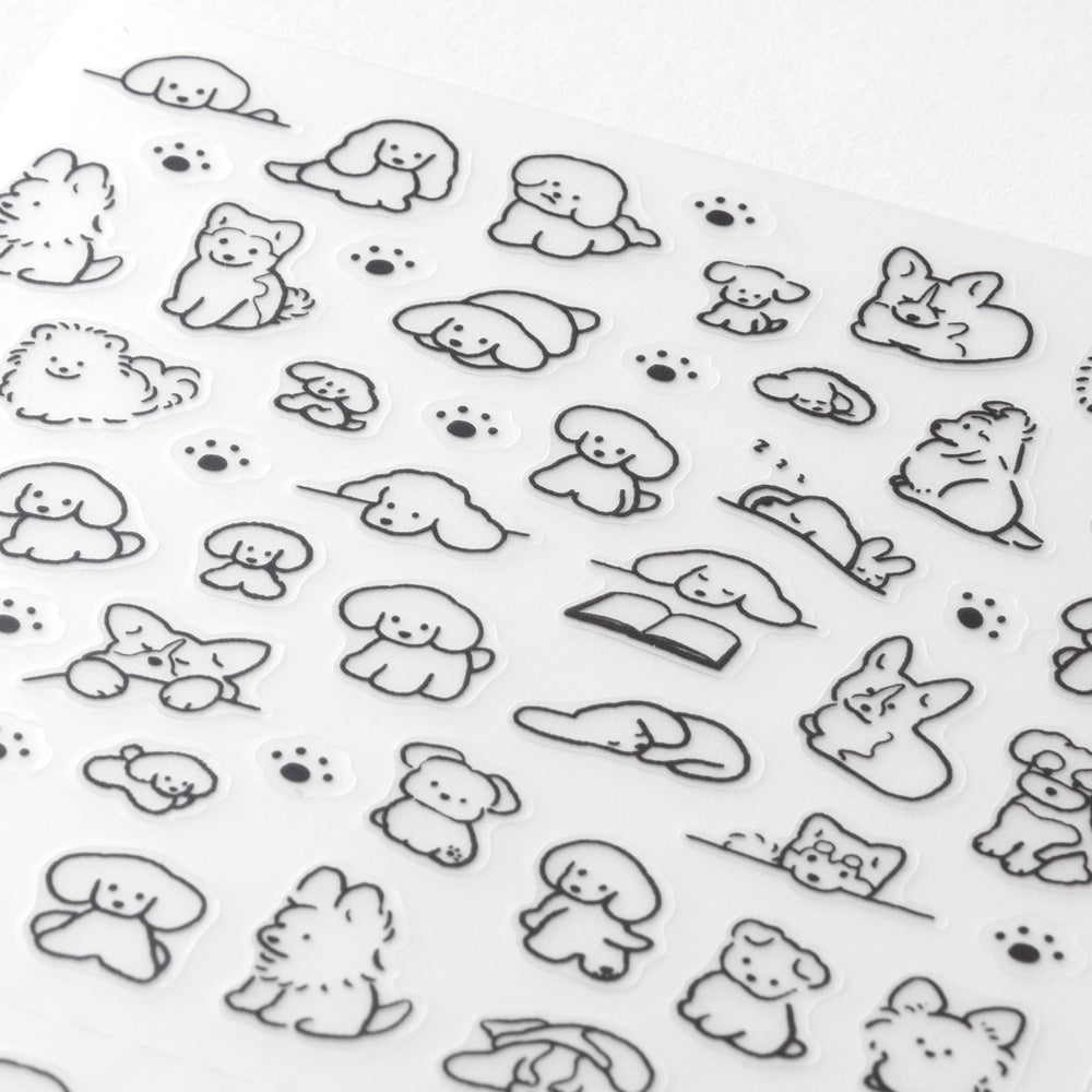 Stickers repositionnables Chiens S