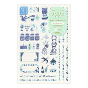 Stickers Yuru Bleu Nordique