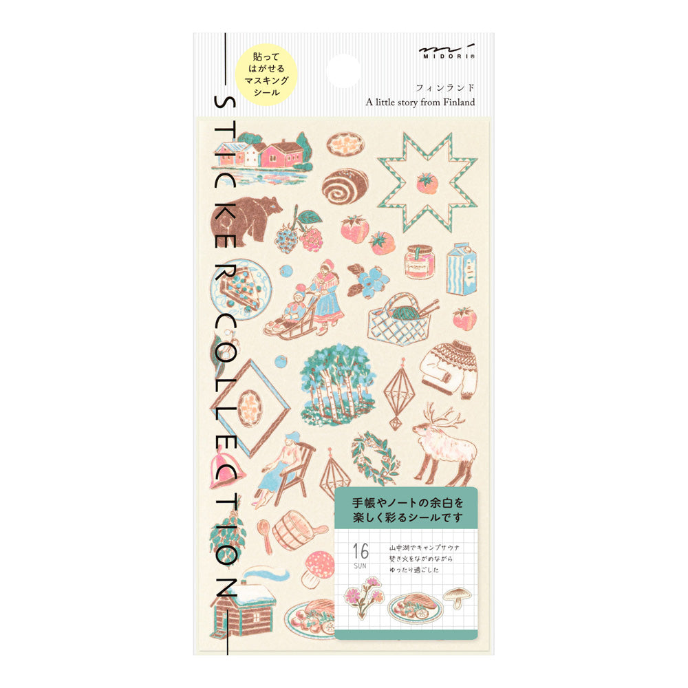 Stickers repositionnables Finlandais