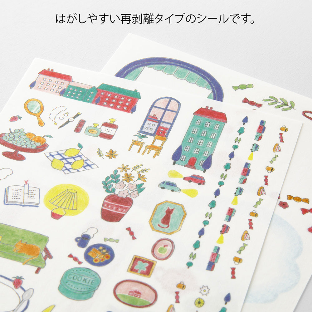 Stickers Yuru Log - Washi- Moments du quotidien