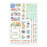 Stickers Yuru Log - Washi - Café
