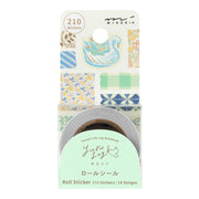 Roll Sticker Yuru Log - Antique