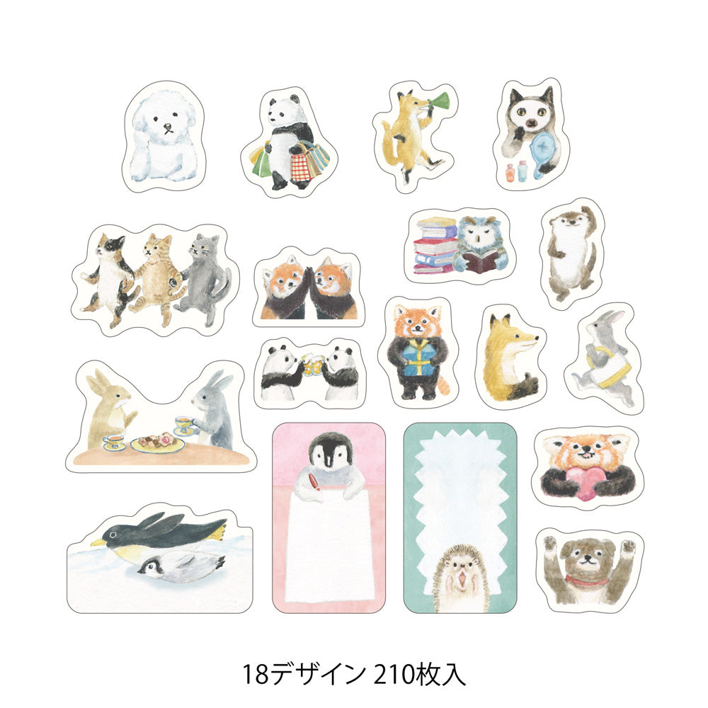 Roll Sticker Yuru Log - Animaux
