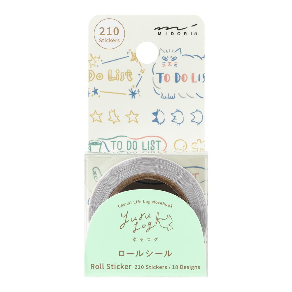 Roll Sticker Yuru Log - To Do List