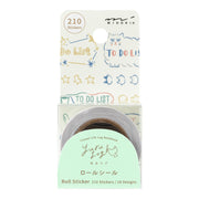 Roll Sticker Yuru Log - To Do List
