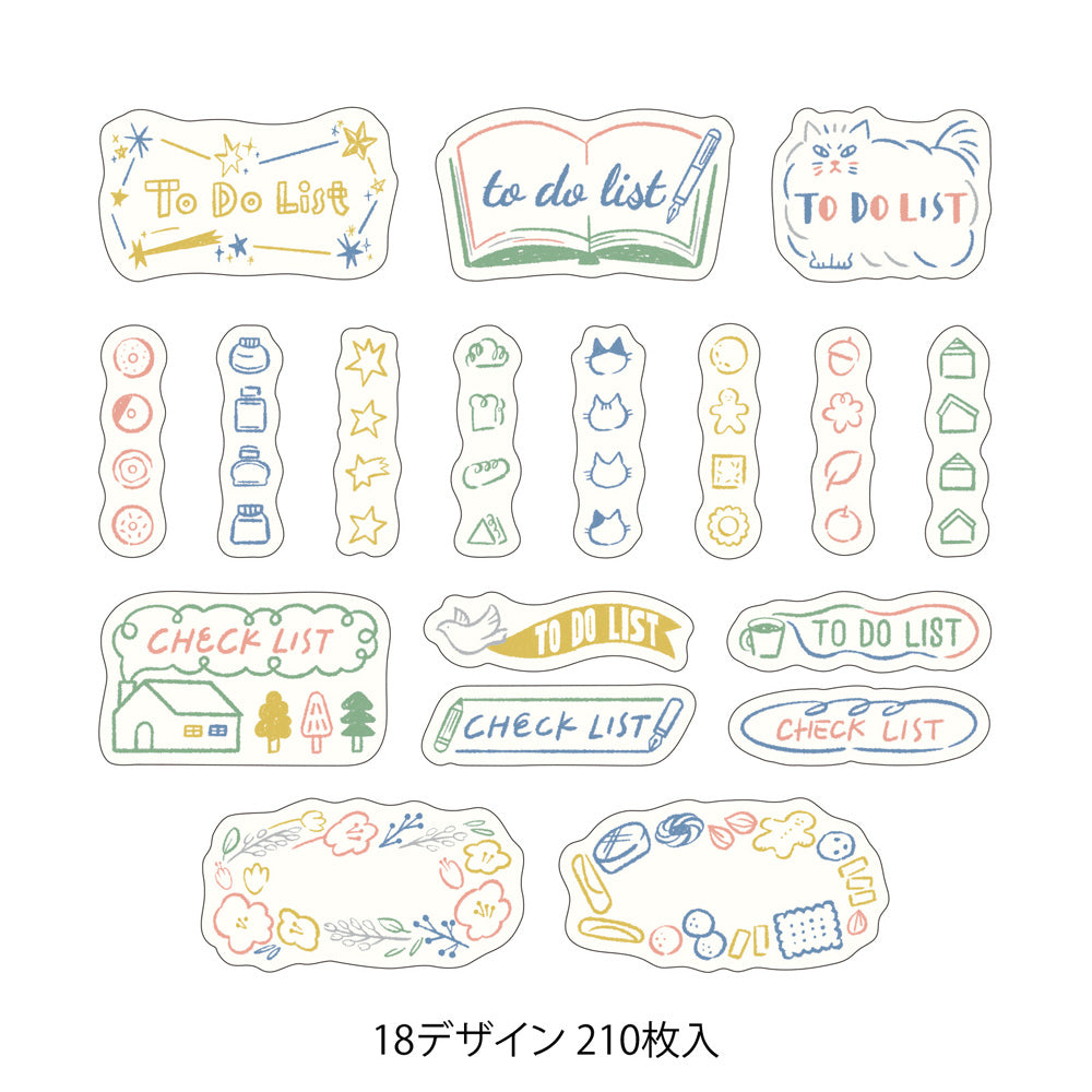 Roll Sticker Yuru Log - To Do List