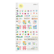Stickers repositionnables Fleurs et fruits