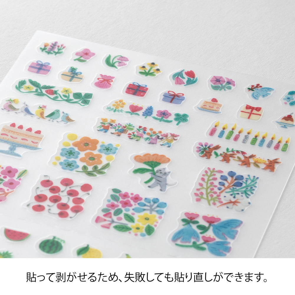 Stickers repositionnables Fleurs et fruits