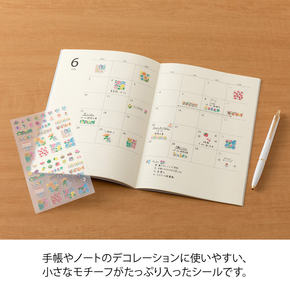 Stickers repositionnables Fleurs et fruits