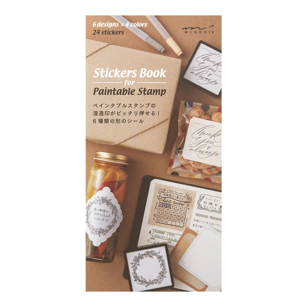 Sticker Book Tampon Couleur Naturel