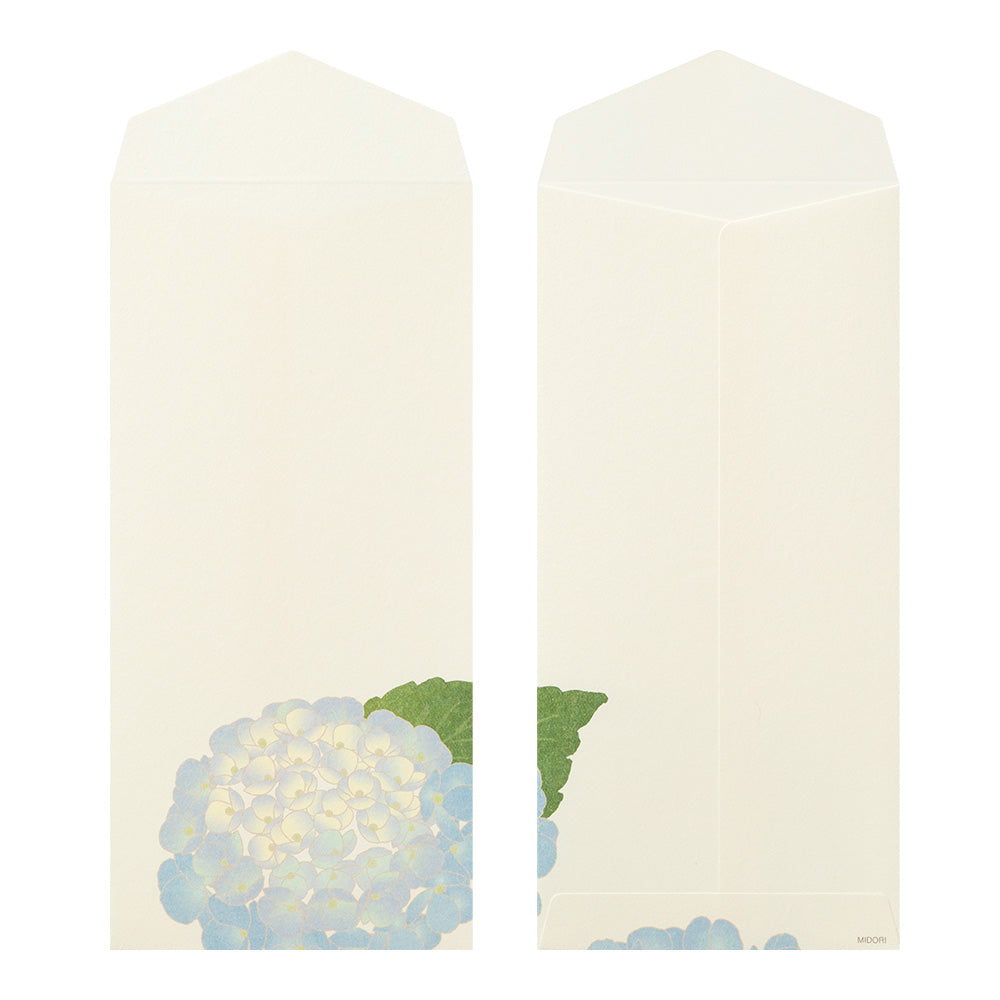 Enveloppes, Fleurs d'été bleu
