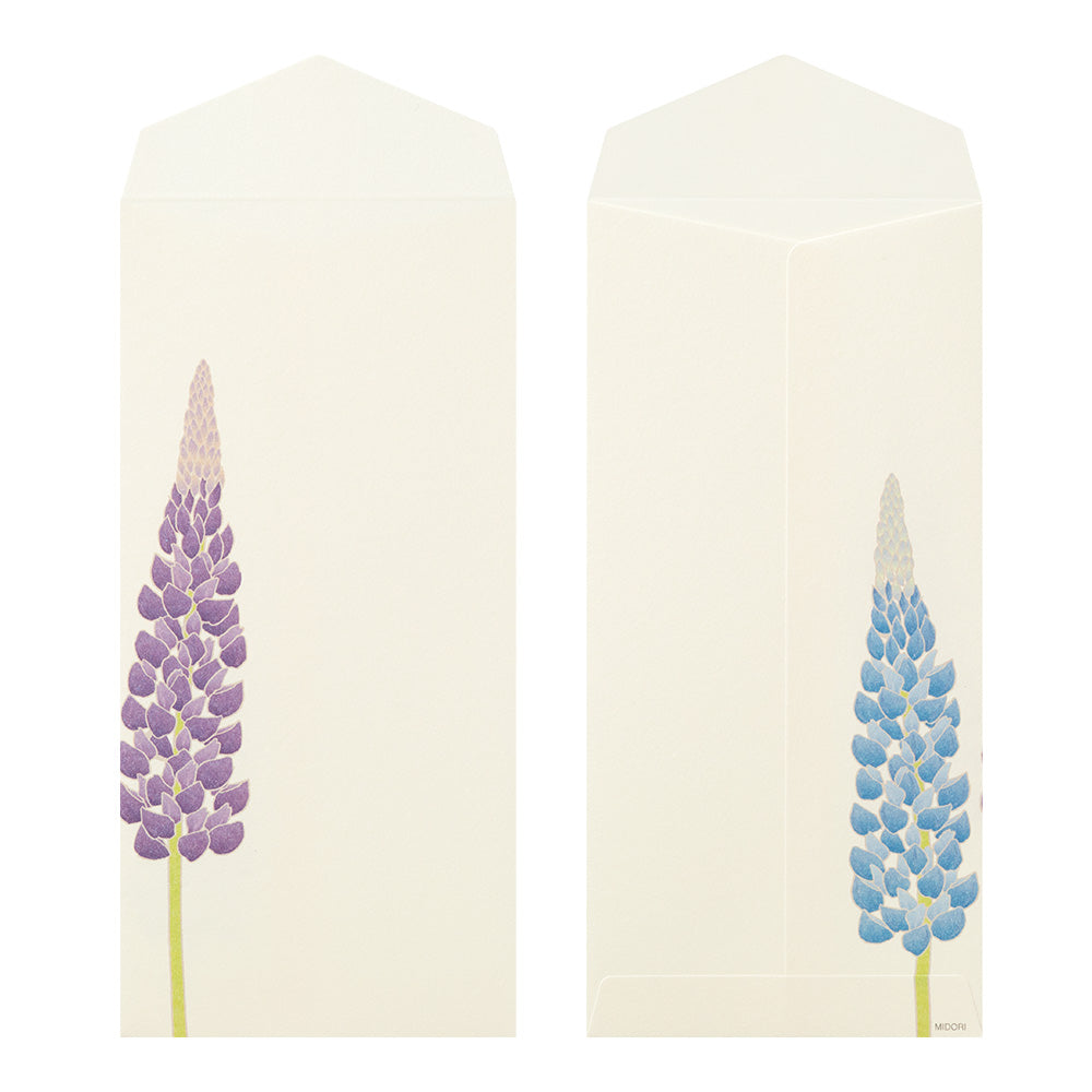 Enveloppes, Fleurs d'été bleu