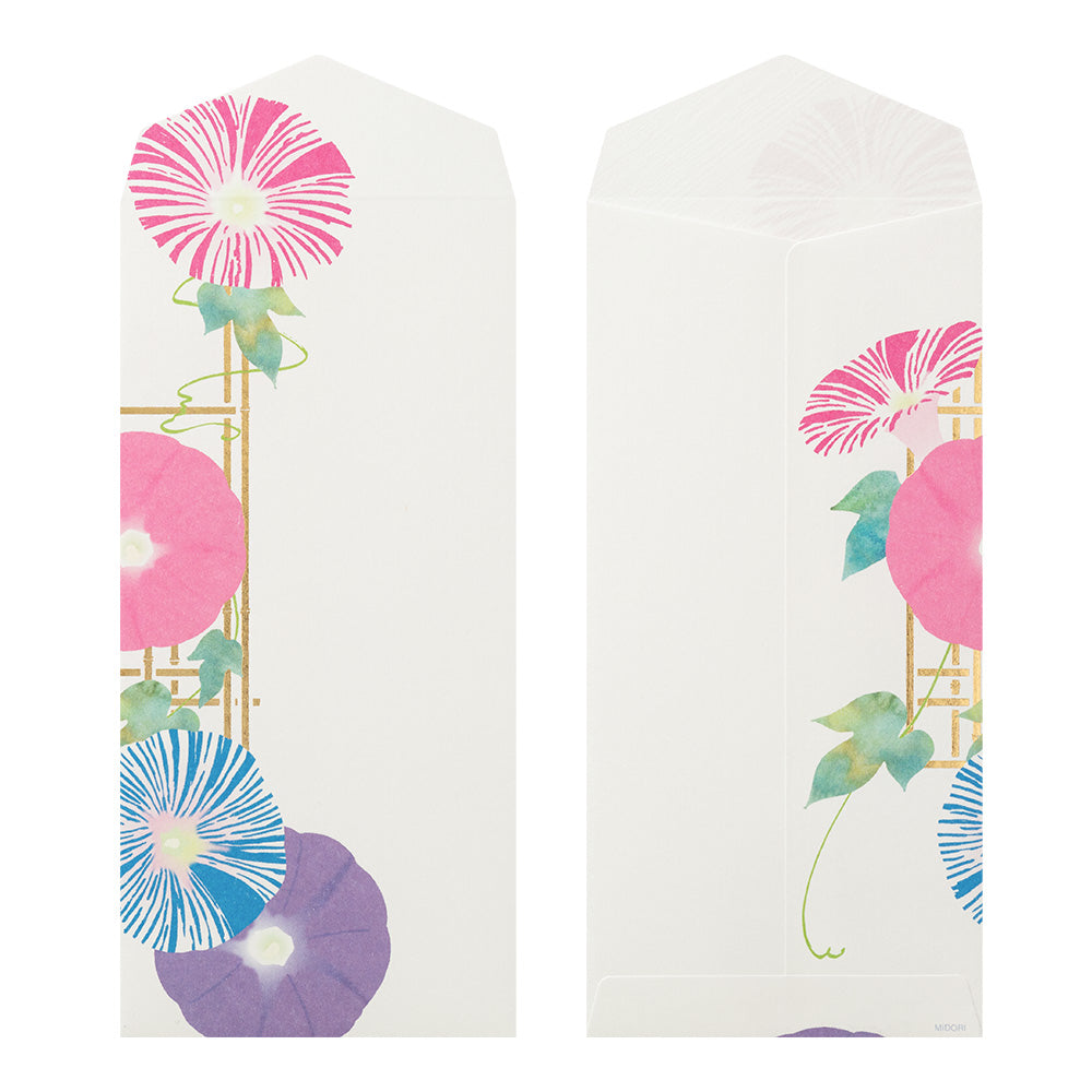 Enveloppes, Fleurs Ipomées