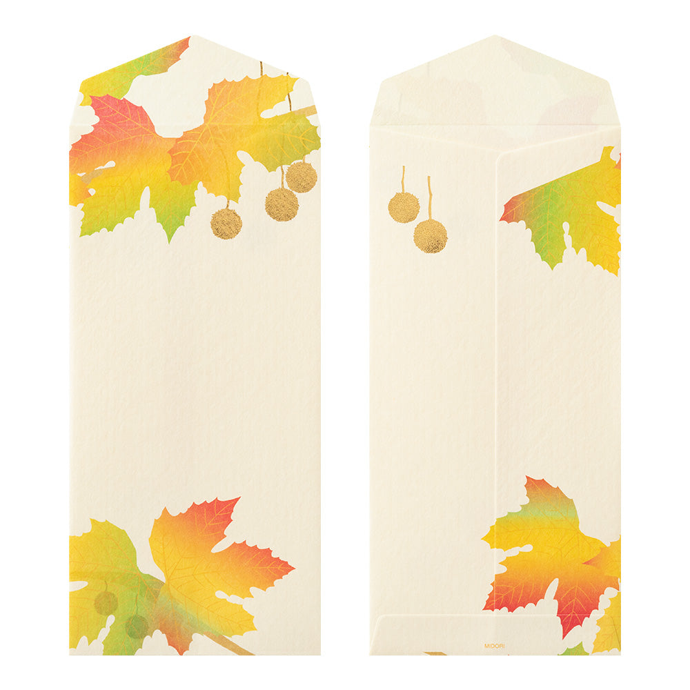 Enveloppes, Feuilles d'érables