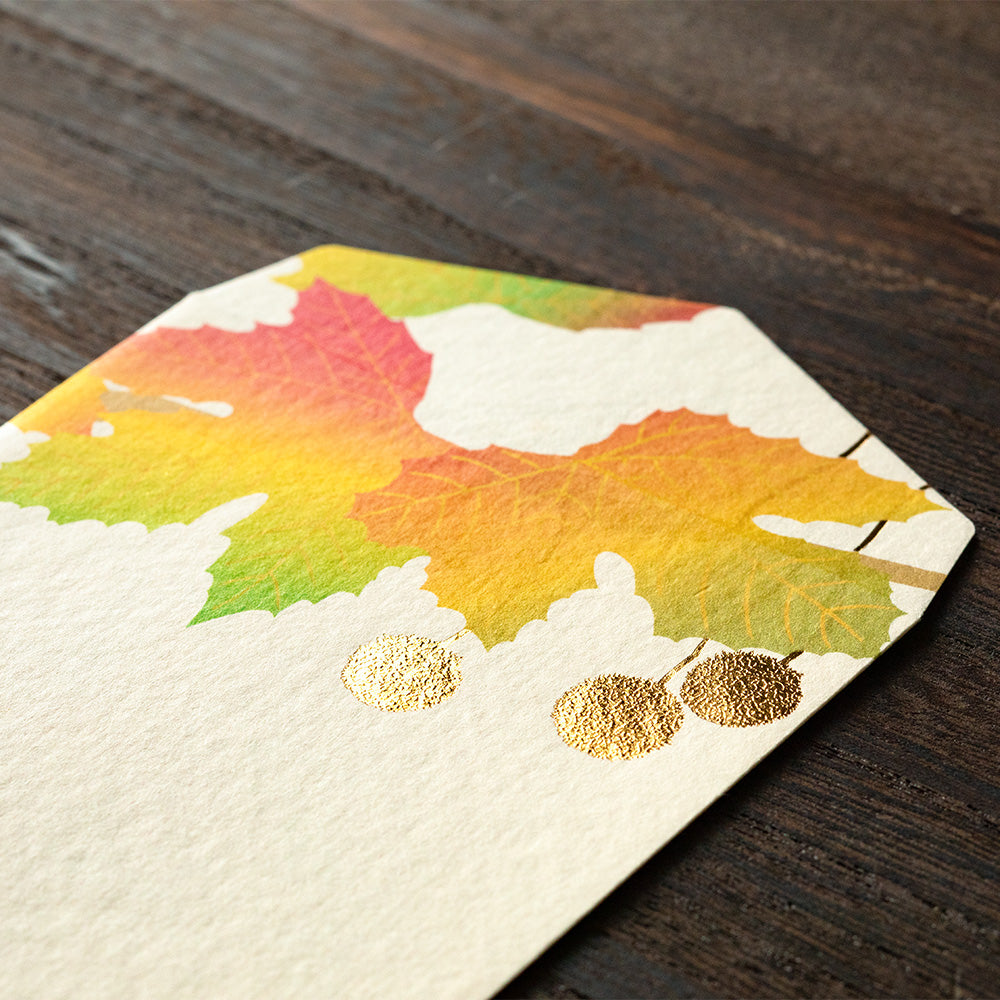 Enveloppes, Feuilles d'érables