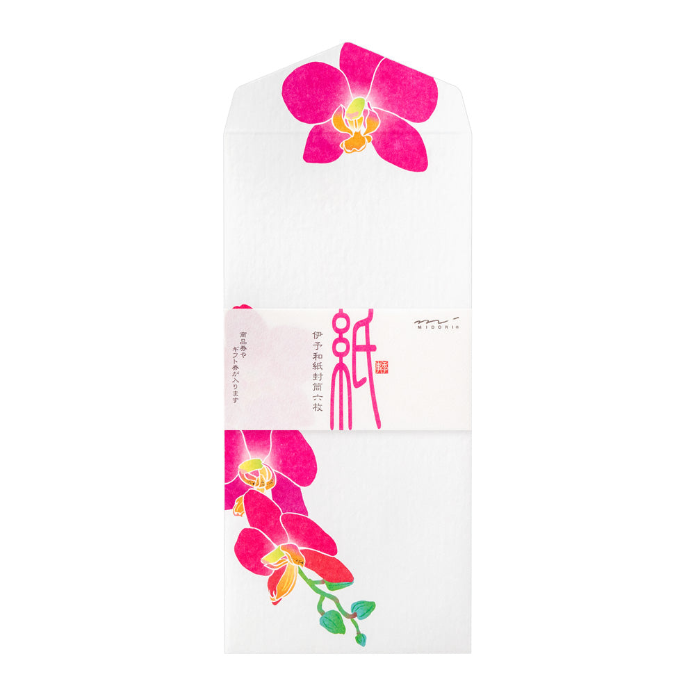 Enveloppes, Orchidées roses