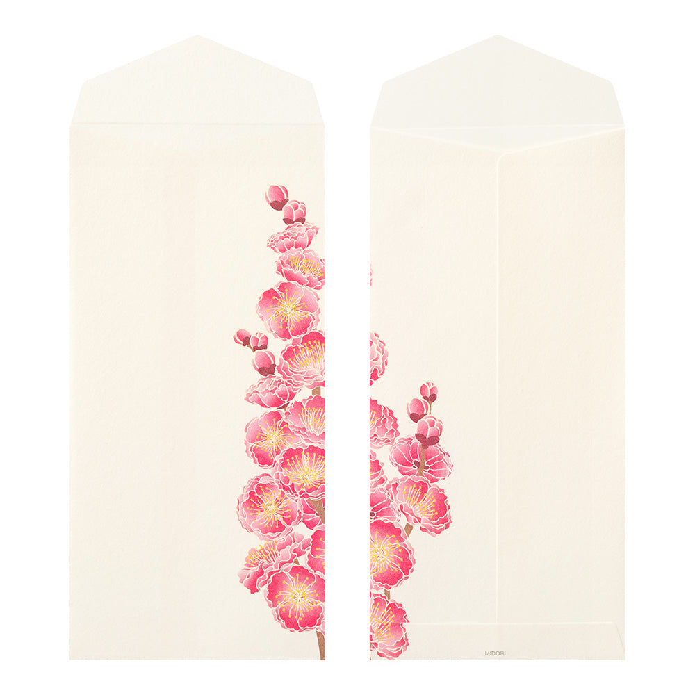 Enveloppes, Fleurs de Pruniers