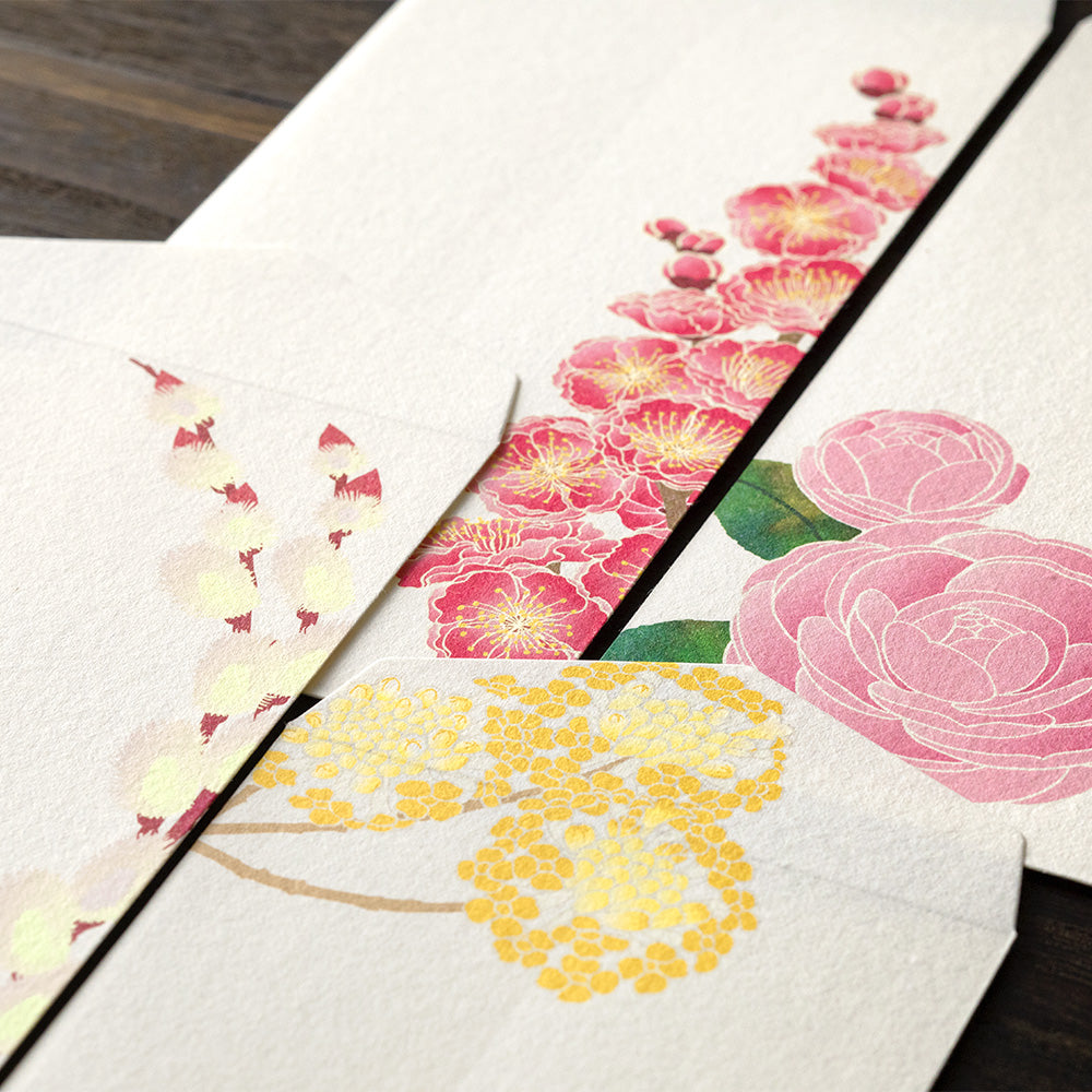 Enveloppes, Fleurs de Pruniers