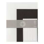 Letter Set 10 Enveloppes Noir