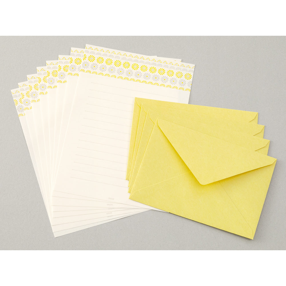 Letter Press, Fleurs Jaunes