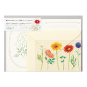 Set lettres bouquet jaune