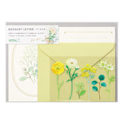 Set lettres bouquet Vert