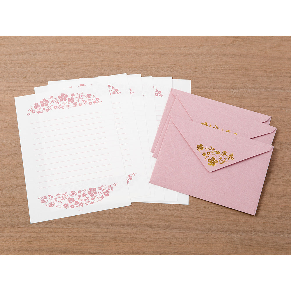 Set de Lettres et enveloppes Fleurs