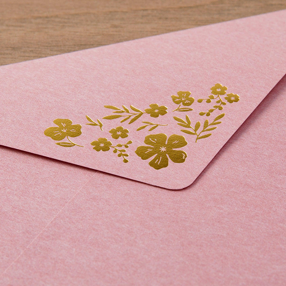 Set de Lettres et enveloppes Fleurs