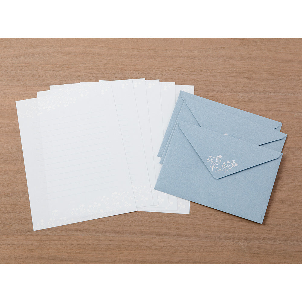 Set de Lettres et enveloppes Gypsophile