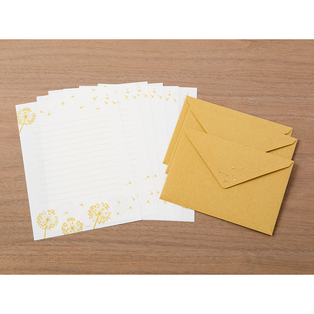 Set de Lettres et enveloppes Pissenlit