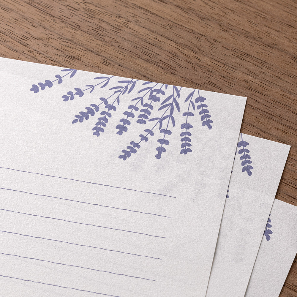 Set de Lettres et enveloppes Lavende