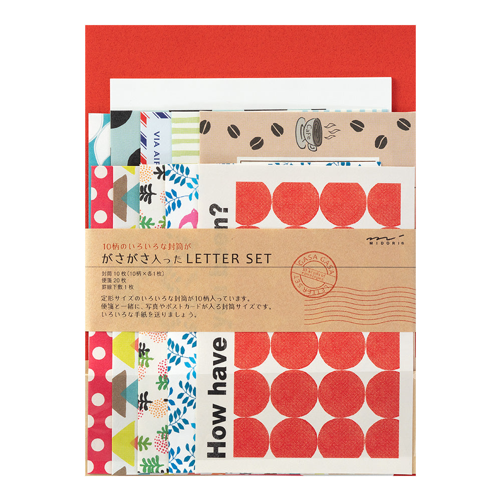 Pack Letter Set, Rouge