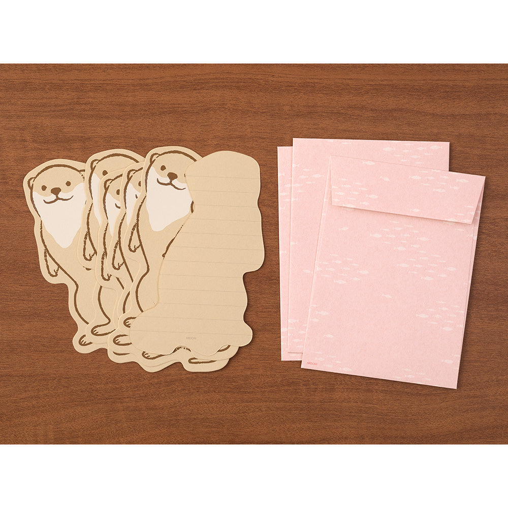 Set Lettres Loutre découpé