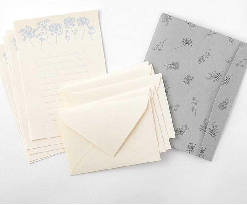 Letter Set Washi Hanairo Blanc