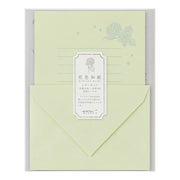 Letter Set Washi Hanairo Vert