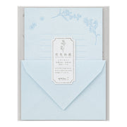 Letter Set Washi Hanairo Bleu