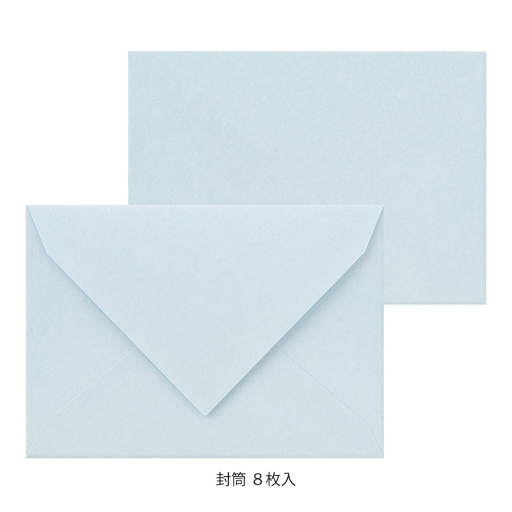 Letter Set Washi Hanairo Bleu