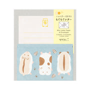 Mini Enveloppes / Papier à lettres, Sticker Hamster Gourmand