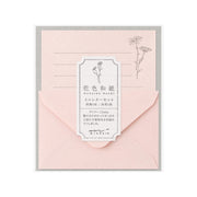 Mini Letter Set Washi Hanairo Rose