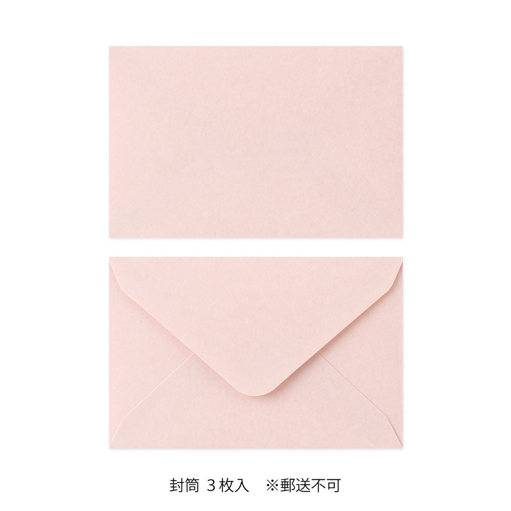 Mini Letter Set Washi Hanairo Rose