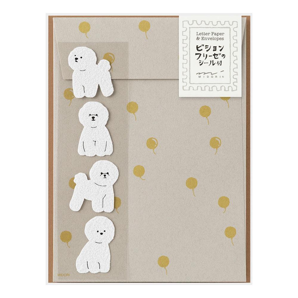 Enveloppes / Papier à lettres, Bichon frisé