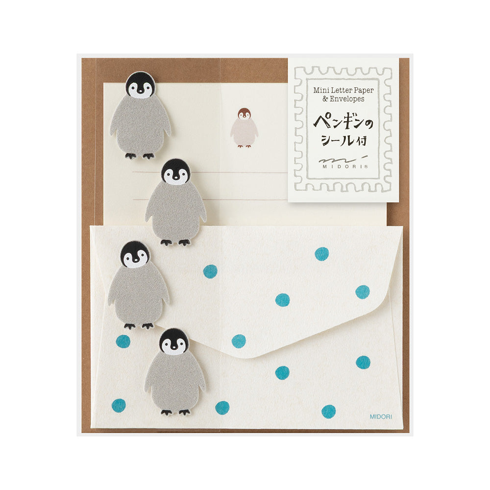Mini Enveloppes / Papier à lettres, Pingouin