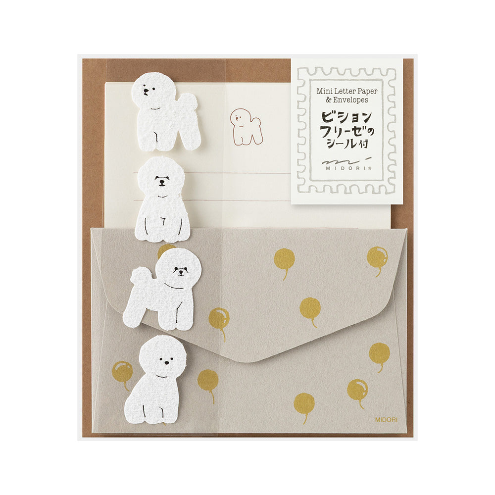 Mini Enveloppes / Papier à lettres, Bichon frisé